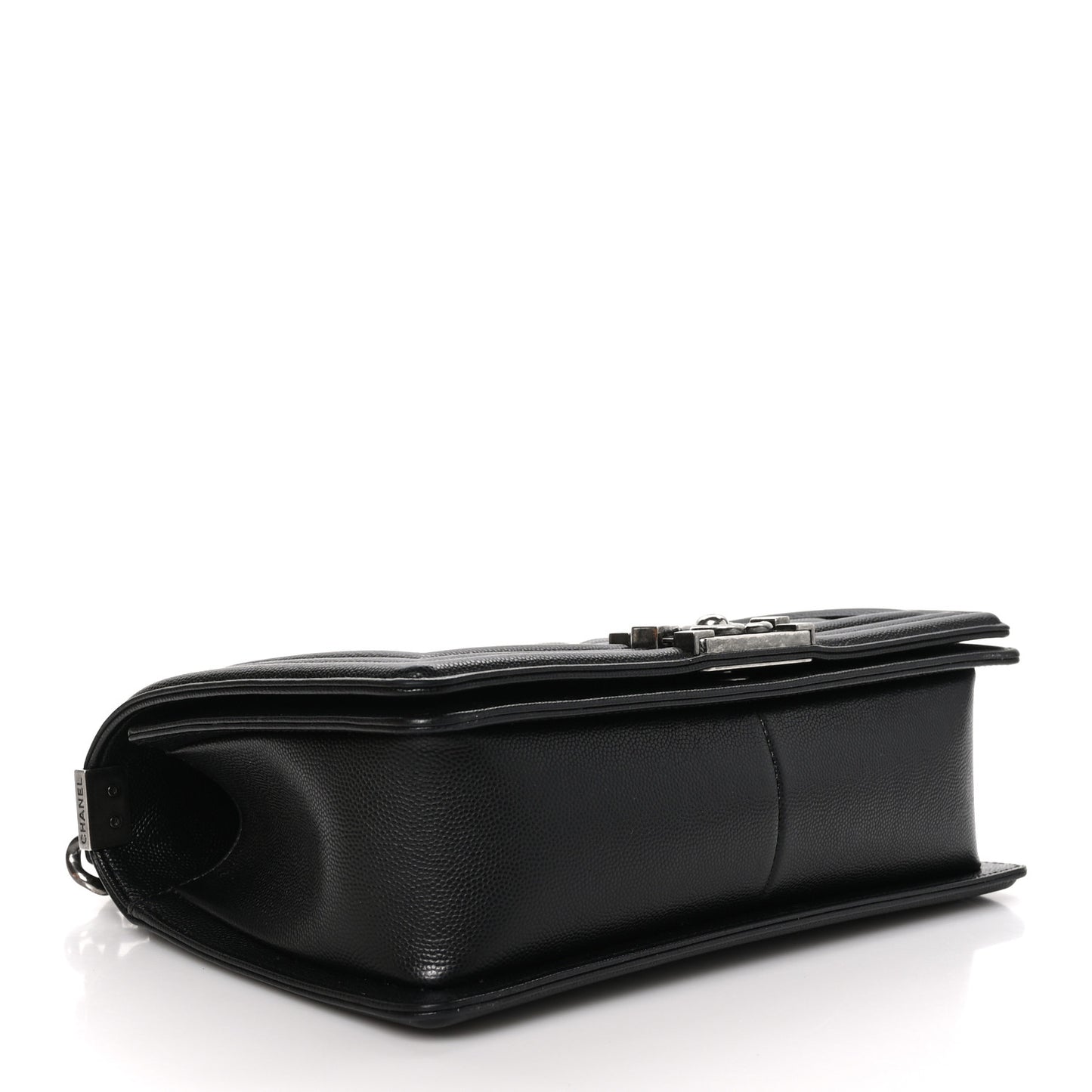 Caviar Quilted Medium Boy Flap Black