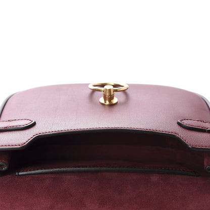 Mulberry Silky Calfskin Ayers Small Amberley Satchel Nordic Blue Crimson 5 of 9