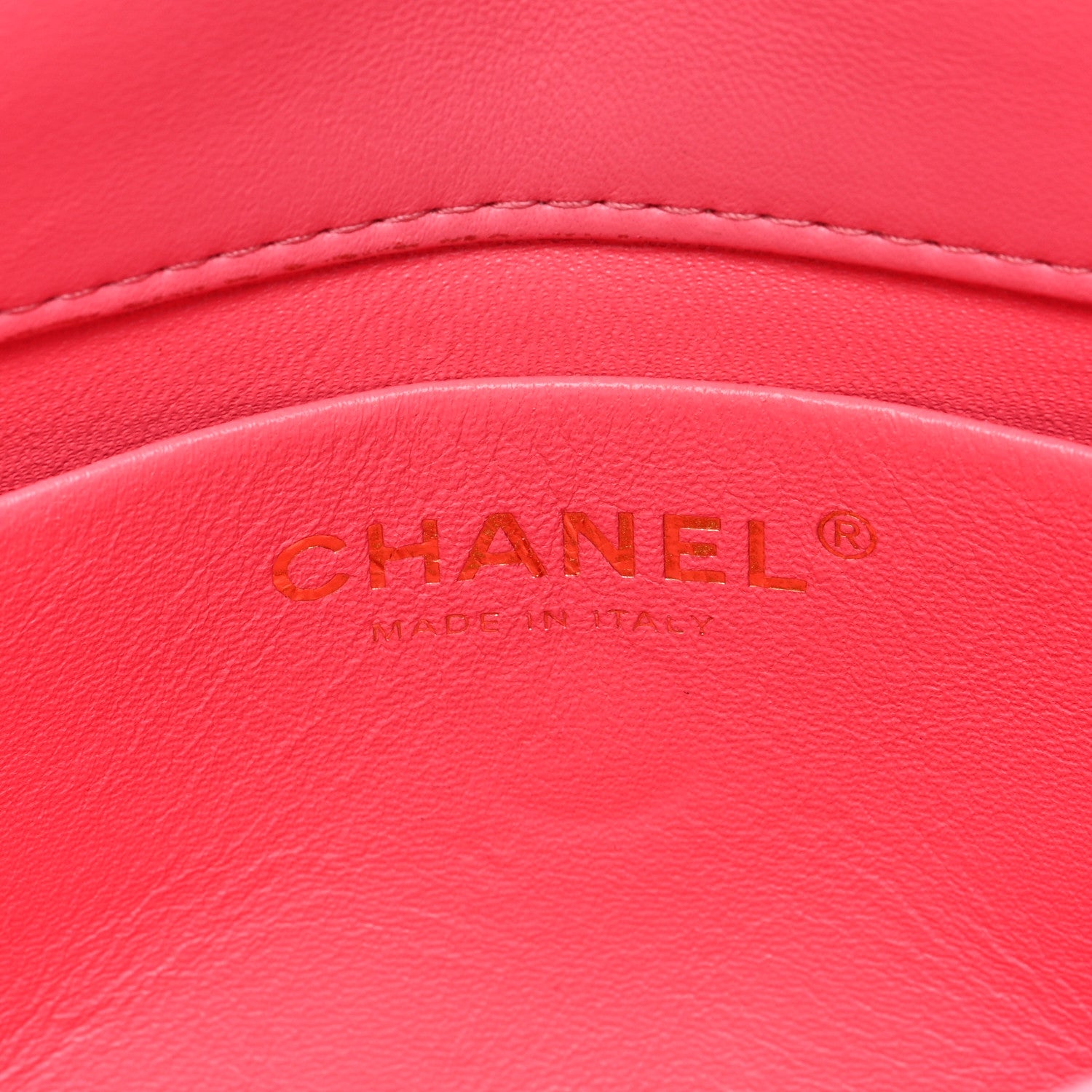 Chanel Lambskin Quilted CC Pocket Clutch With Chain Pink 7 of 19