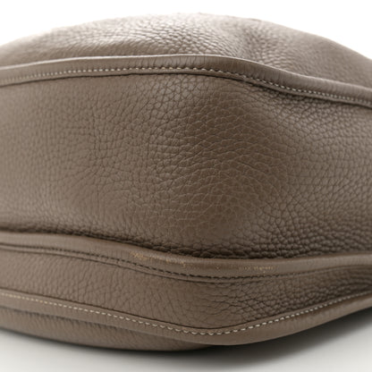 Hermes Taurillon Clemence Evelyne III GM Etoupe 10 of 12