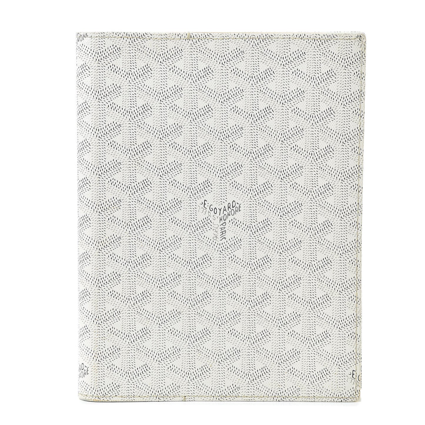 Goyardine Agenda Cover White