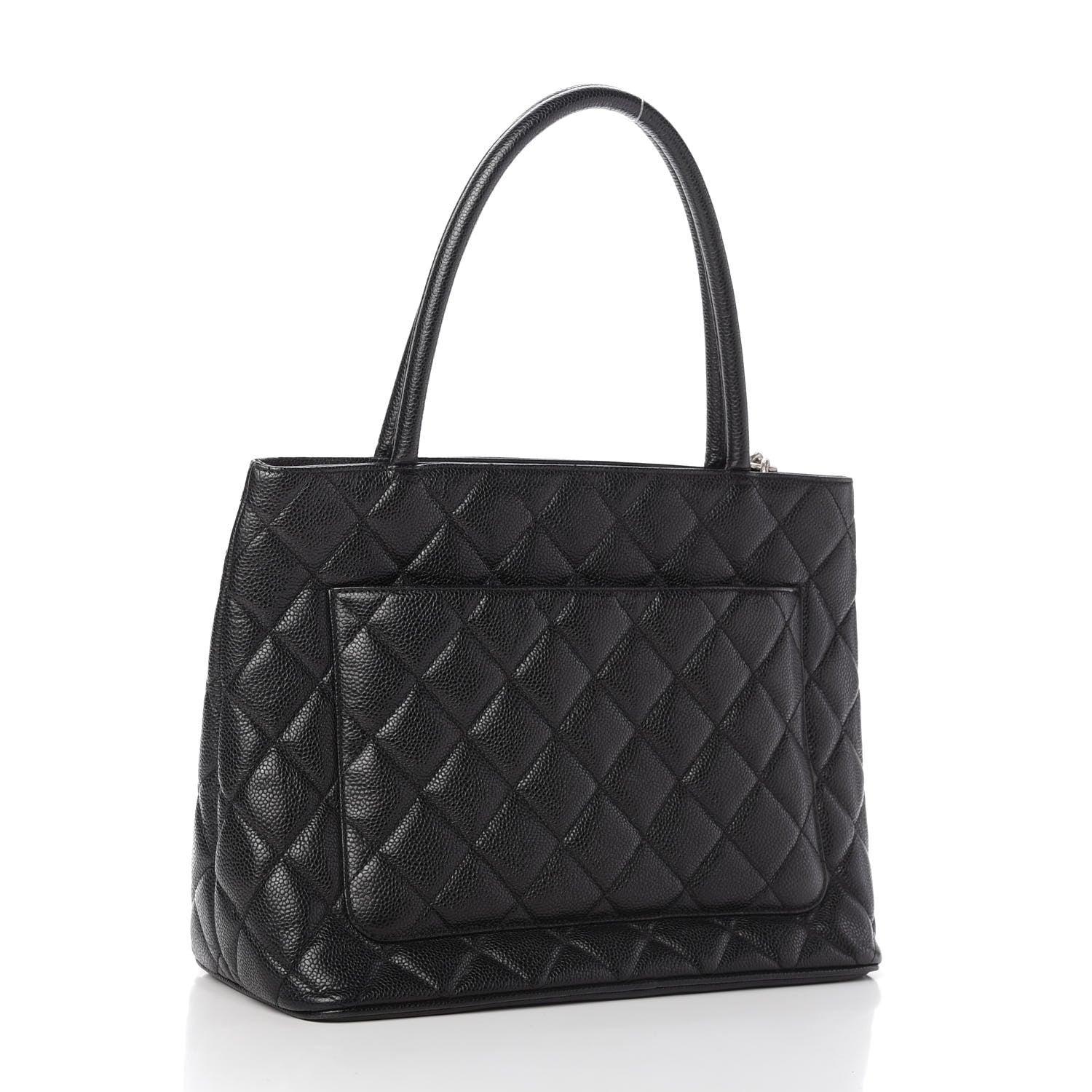 Chanel Caviar Quilted Medallion Tote Black 3 of 10