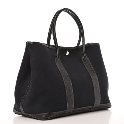 Hermes Toile Negonda Garden Party Tote 36 MM Black 3 of 12