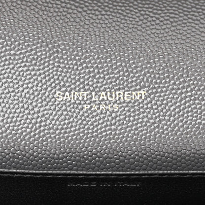 Saint Laurent Grain De Poudre Uptown Chain Wallet Storm 7 of 12