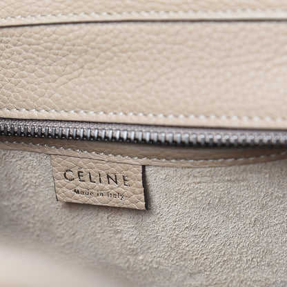 Celine Drummed Calfskin Nano Luggage Dune 6 of 11