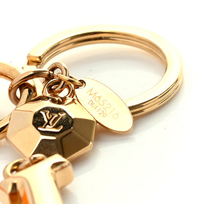 Louis Vuitton LV Facettes Bag Charm Key Holder Gold 4 of 4