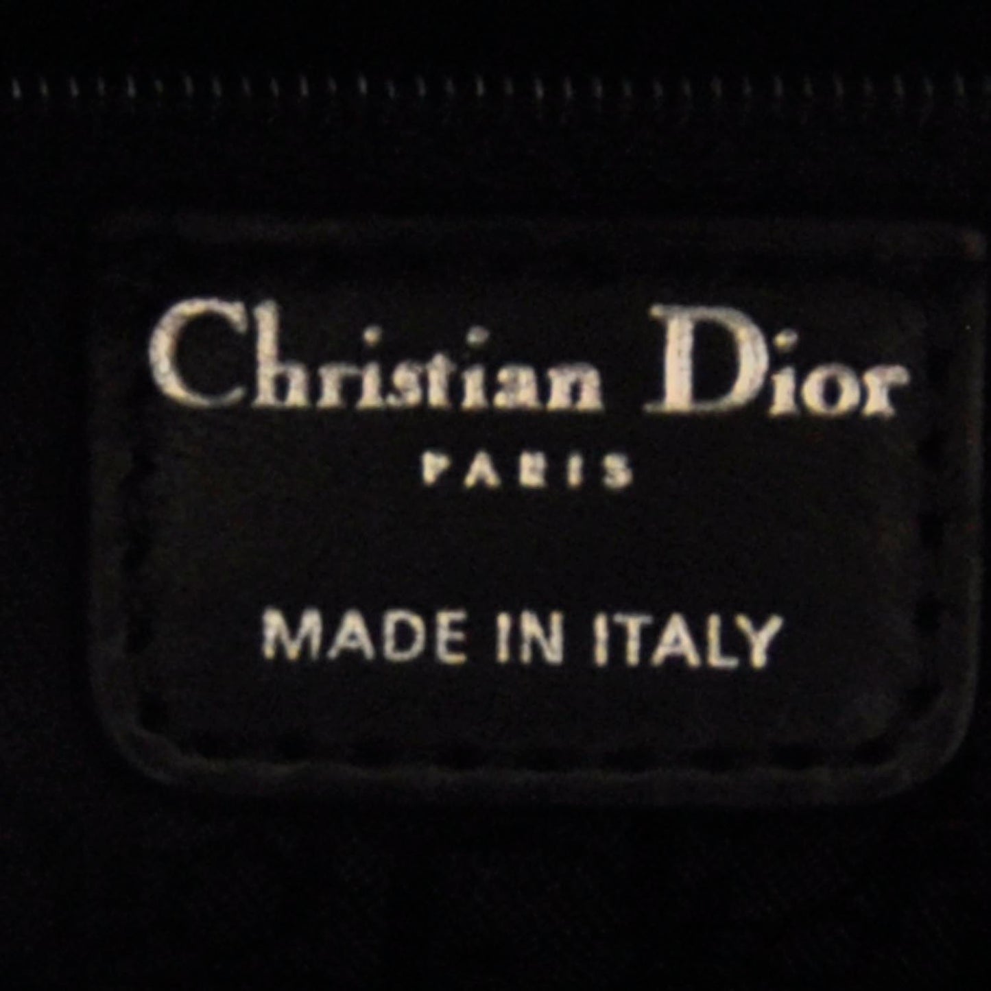 Patent Cannage Large Lady Dior Black
