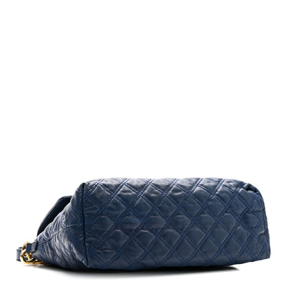 Marc Jacobs Lambskin Quilted The XL Single Flap Navy 4 of 9