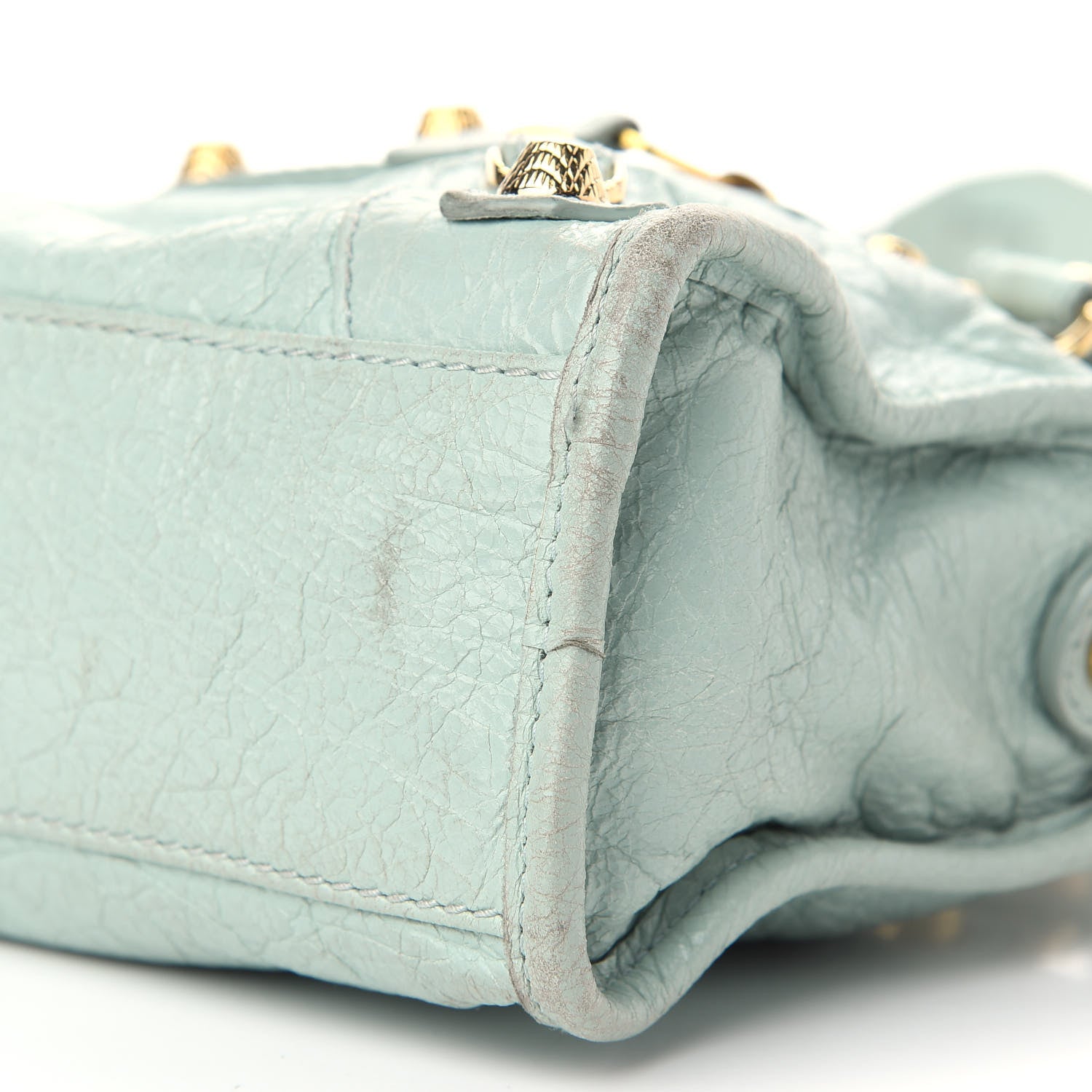 Balenciaga Agneau Giant 12 Gold Hardware Mini City Vert Jade 9 of 10