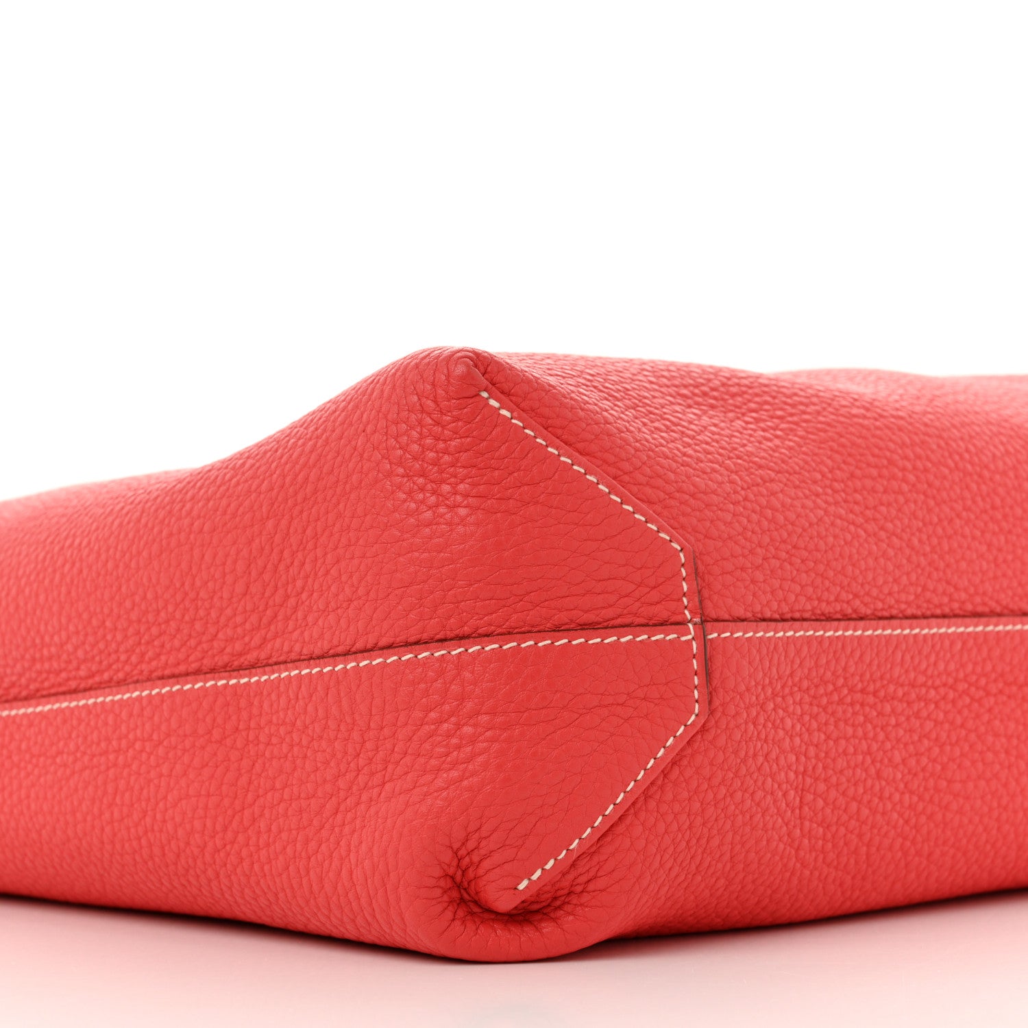 Hermes Taurillon Clemence Double Sens 45 Reversible Tote Rubis Bougainvillea 13 of 19