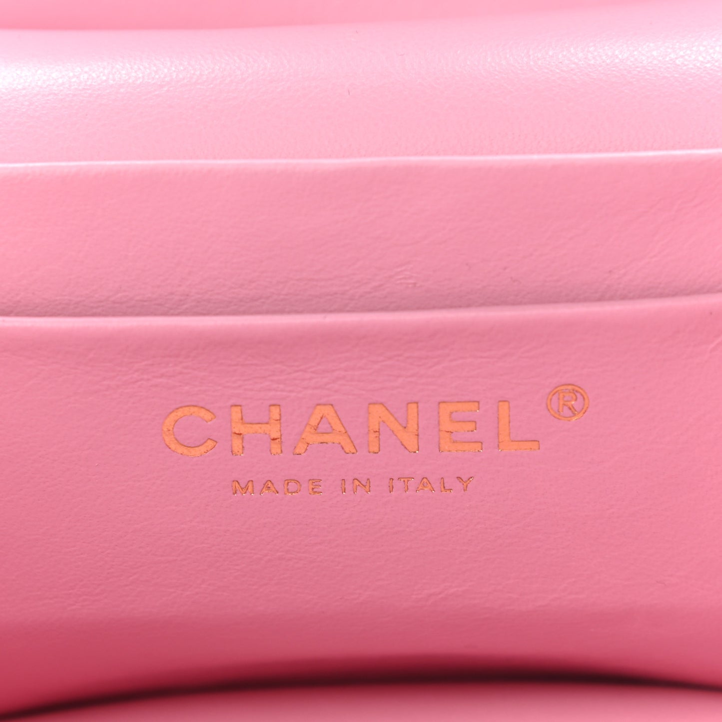 Shearling Lambskin Quilted Small CC Vanity Case Pink