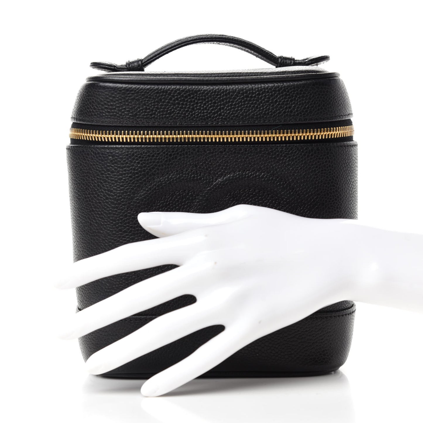Caviar Cosmetic Vanity Bag Black
