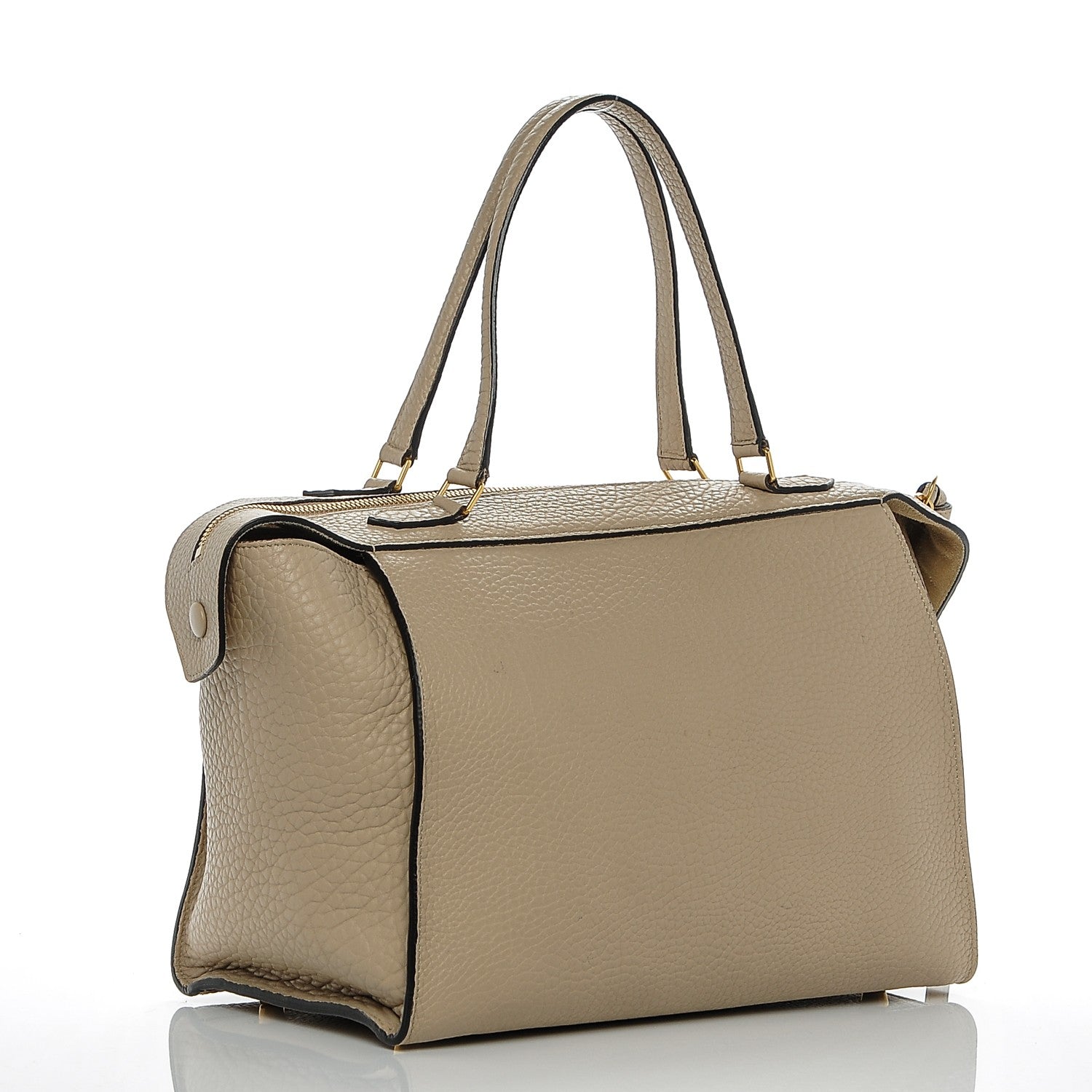 Celine Bullhide Calfskin Small Ring Bag Dune 3 of 7