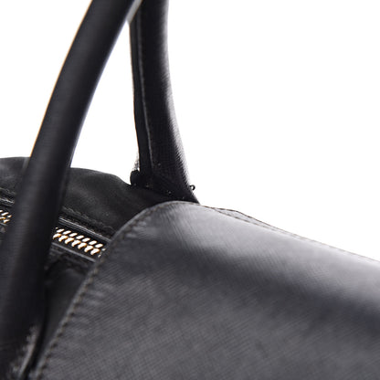 Prada Tessuto Nylon Saffiano Tote Black 9 of 15