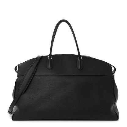 The Row Grained Calfskin George XL Duffle Bag Black 1 of 10