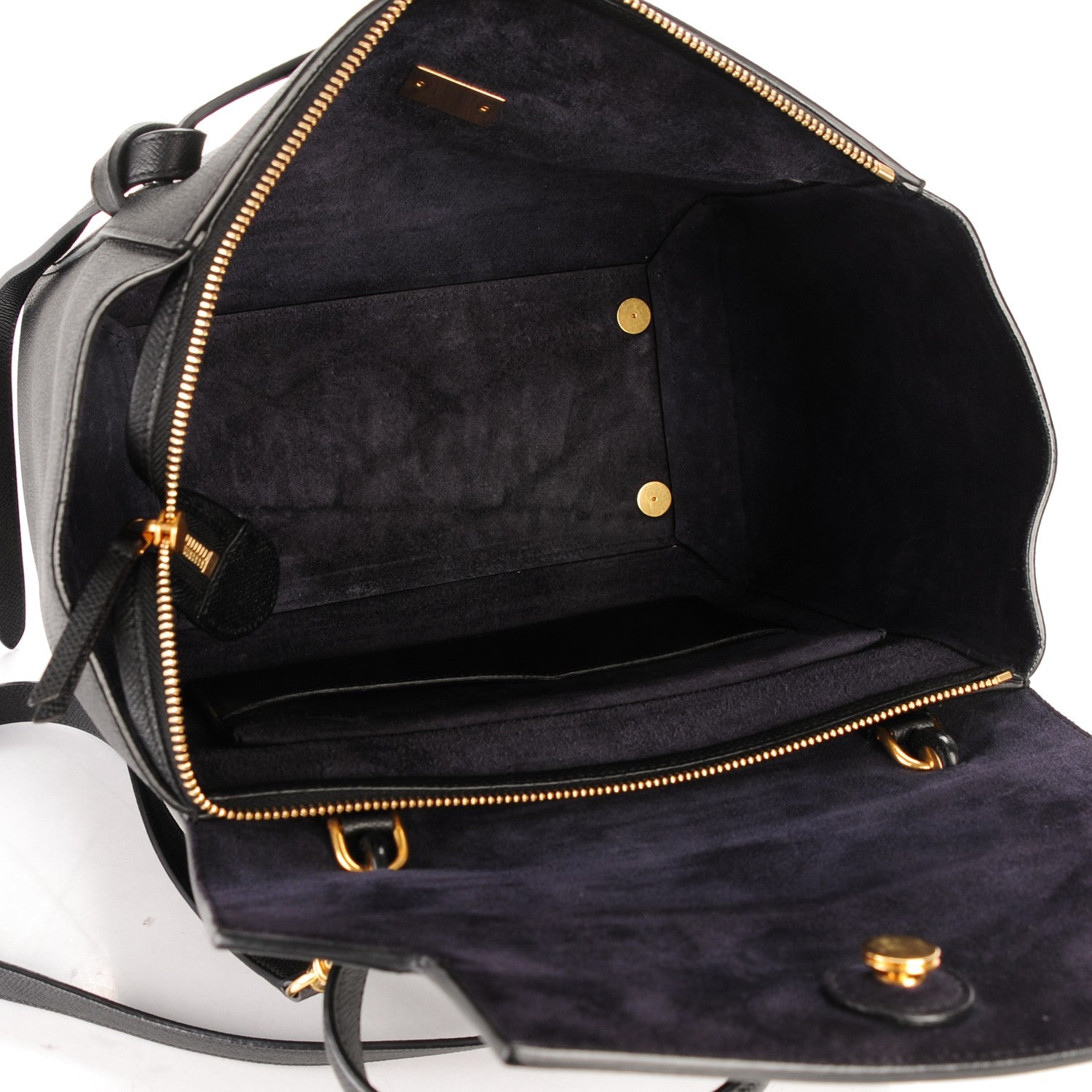 Celine Grained Calfskin Mini Belt Bag Black 9 of 11
