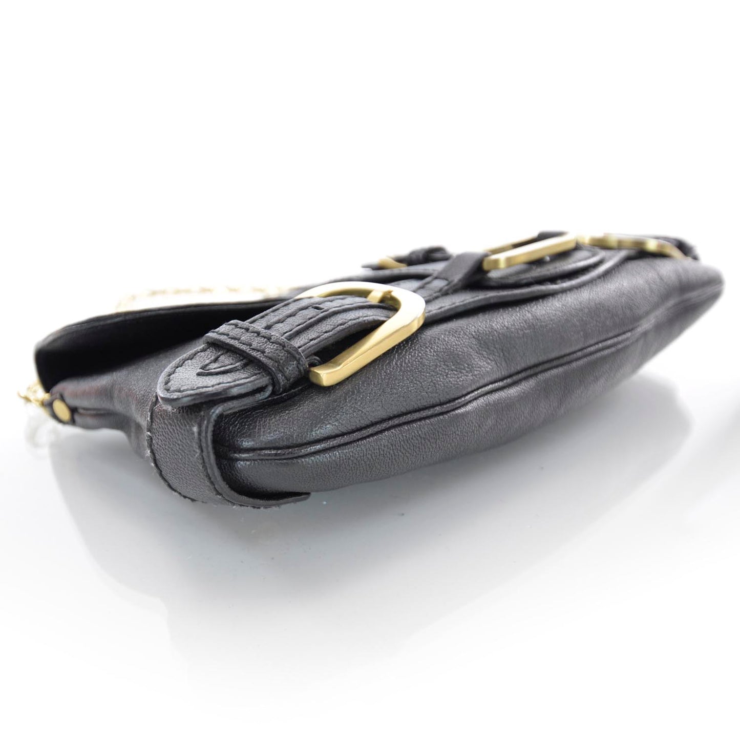 Leather Troy Clutch Black