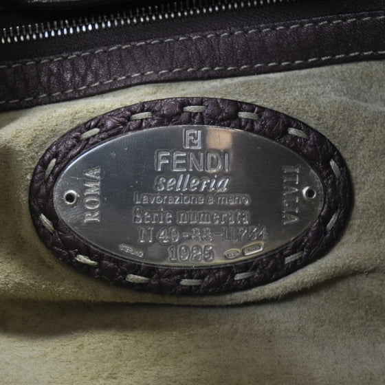 Fendi Calfskin Romano Selleria Sporty Purple 7 of 10