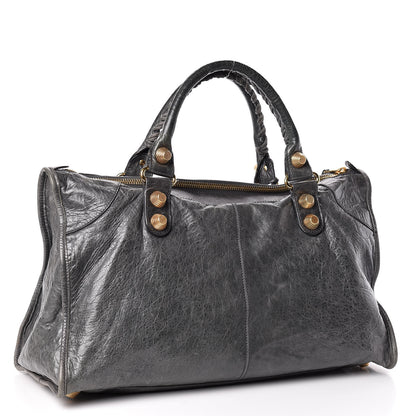 Balenciaga Agneau Giant 21 Gold Hardware Work Anthracite 3 of 13