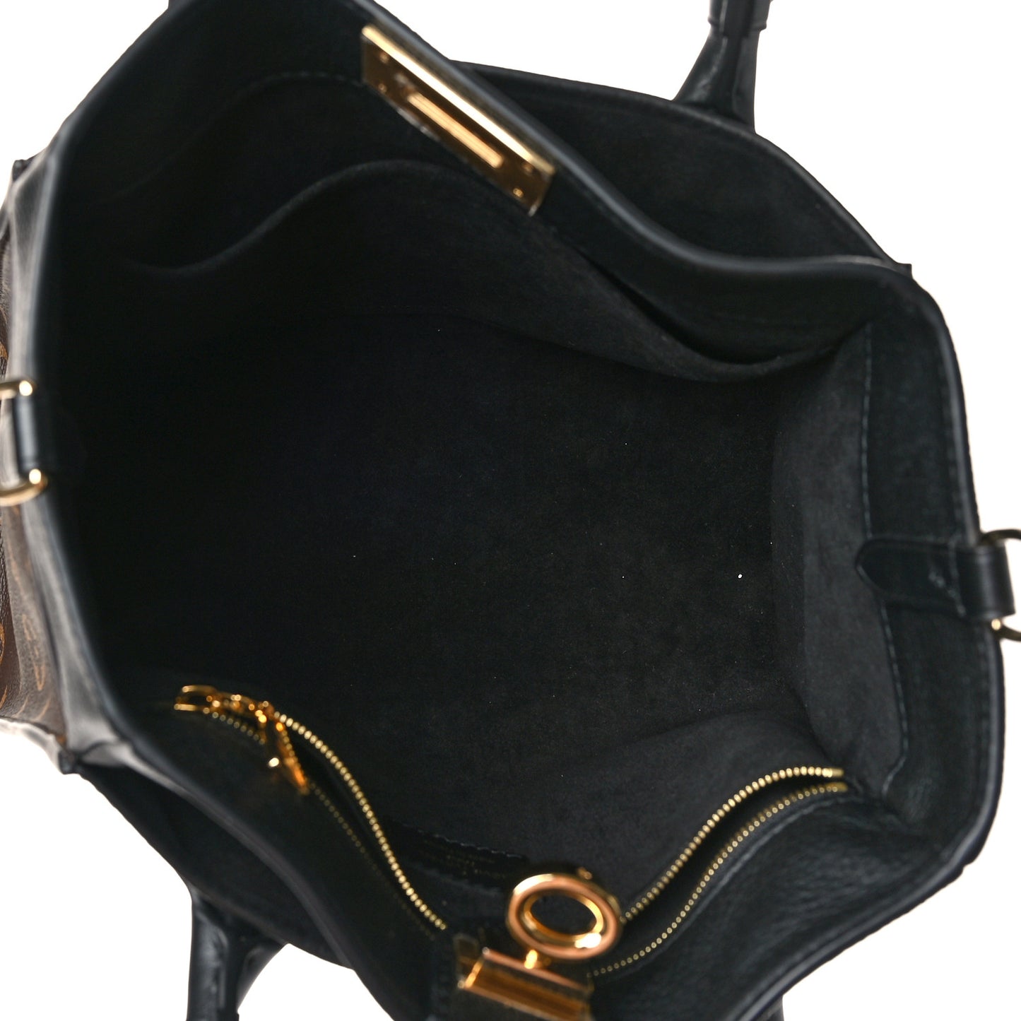 Calfskin Monogram On My Side PM Black