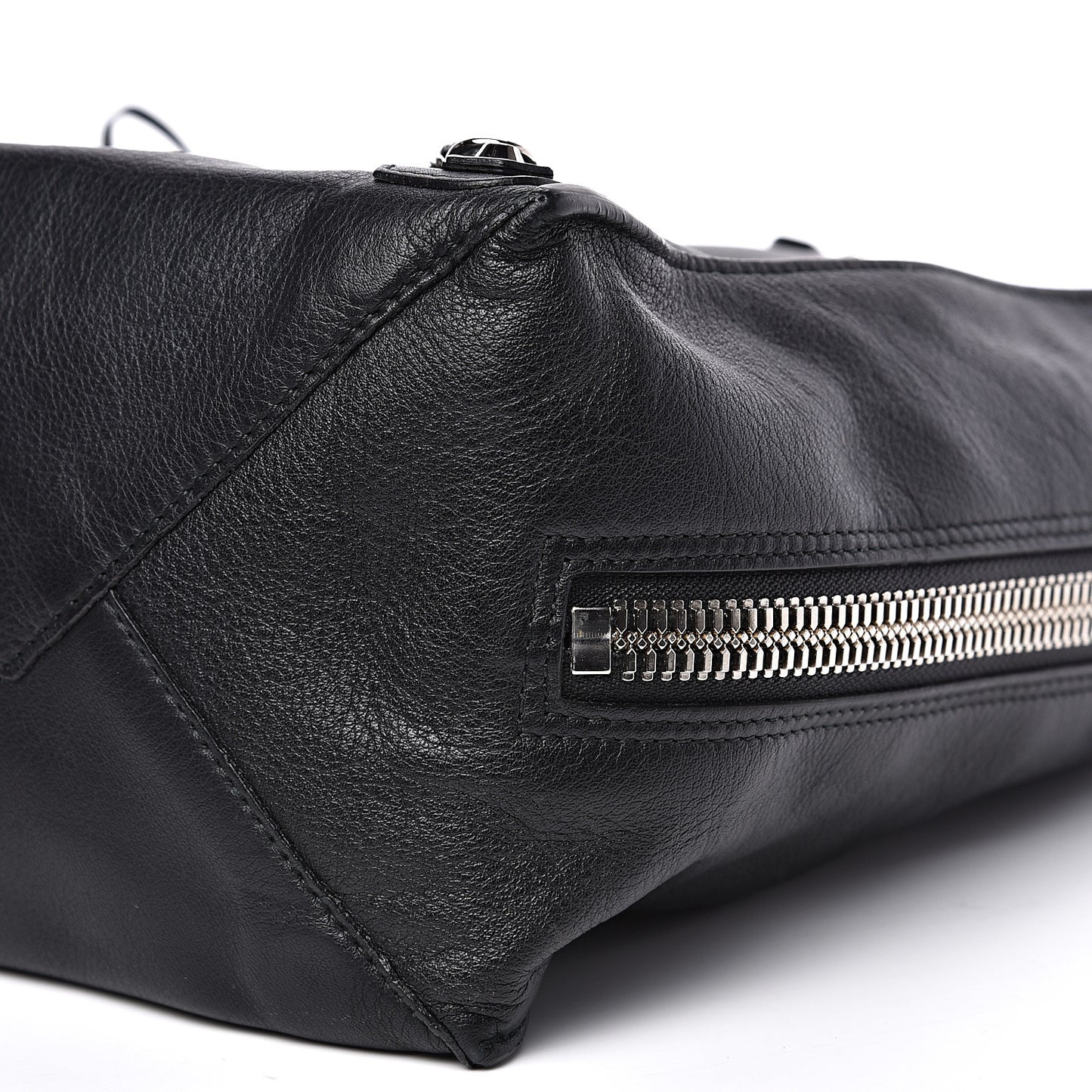 Veau Papier A5 Zip Around Tote Black