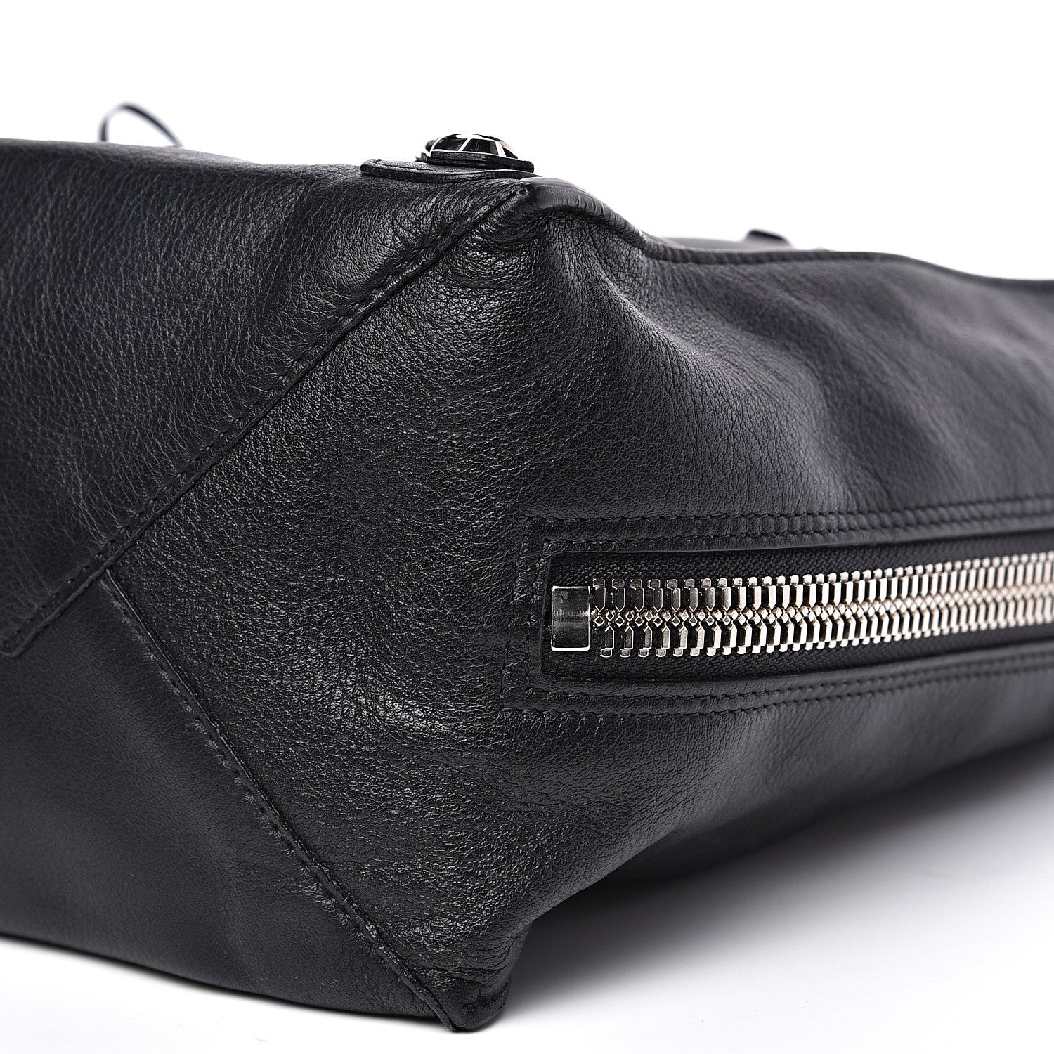 Balenciaga Veau Papier A5 Zip Around Tote Black 8 of 10