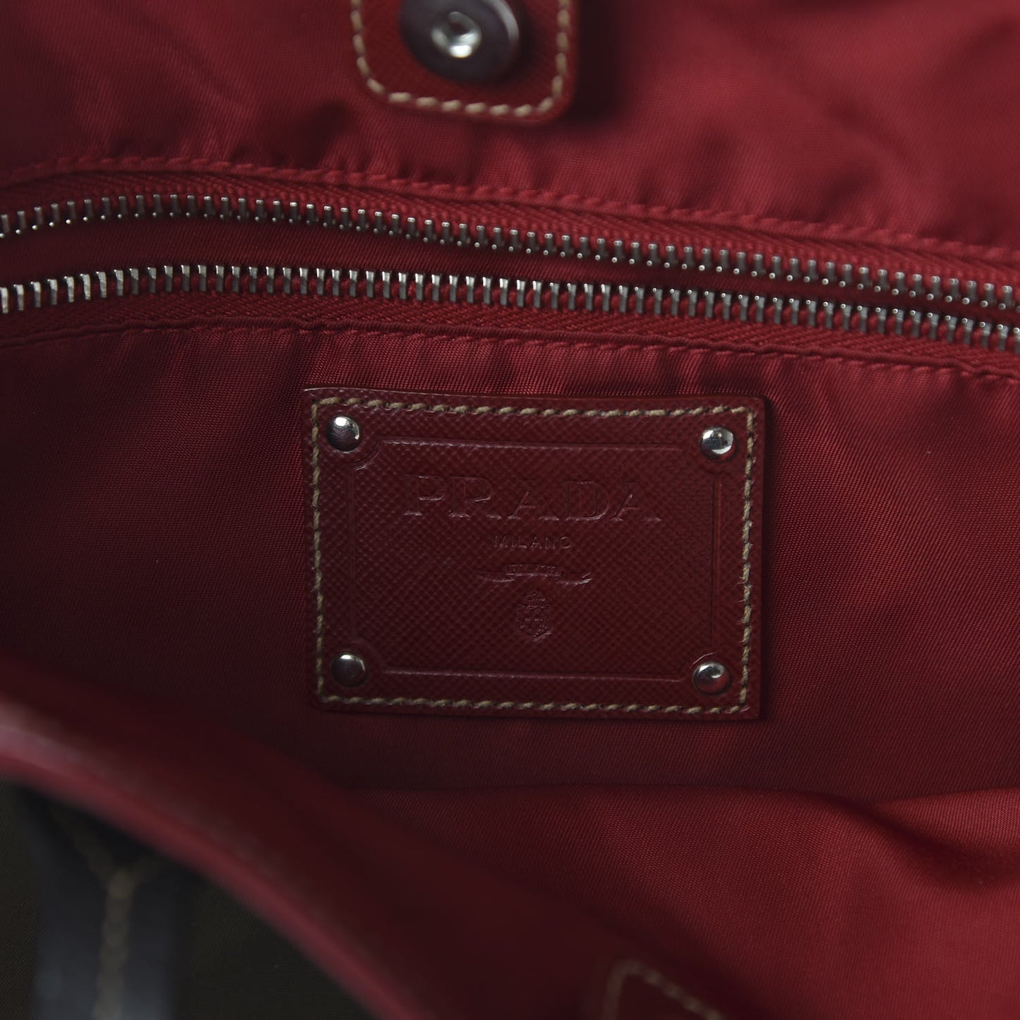 Tessuto Nylon Tote Brown