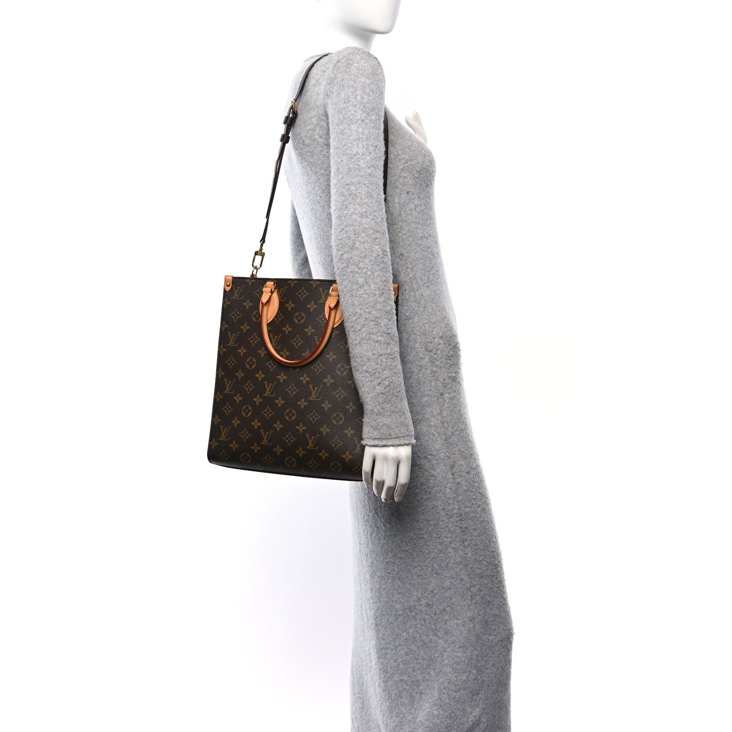 Louis Vuitton Monogram Sac Plat PM 2 of 9