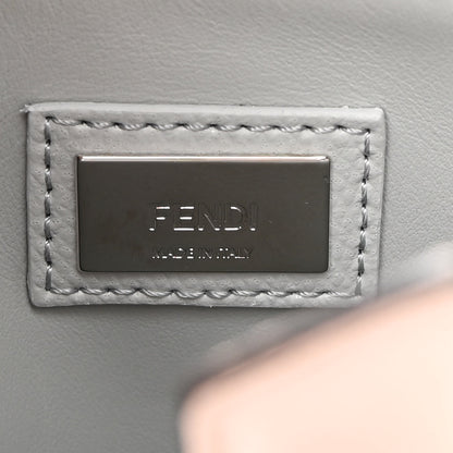 Fendi Vitello Cruise Monster Studded Petite 2Jours Tote Grigio Perla Amido Multicolor 6 of 8