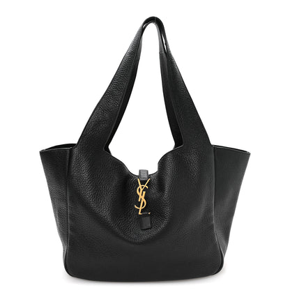 Saint Laurent Grained Deerskin Bea Tote Black 1 of 10