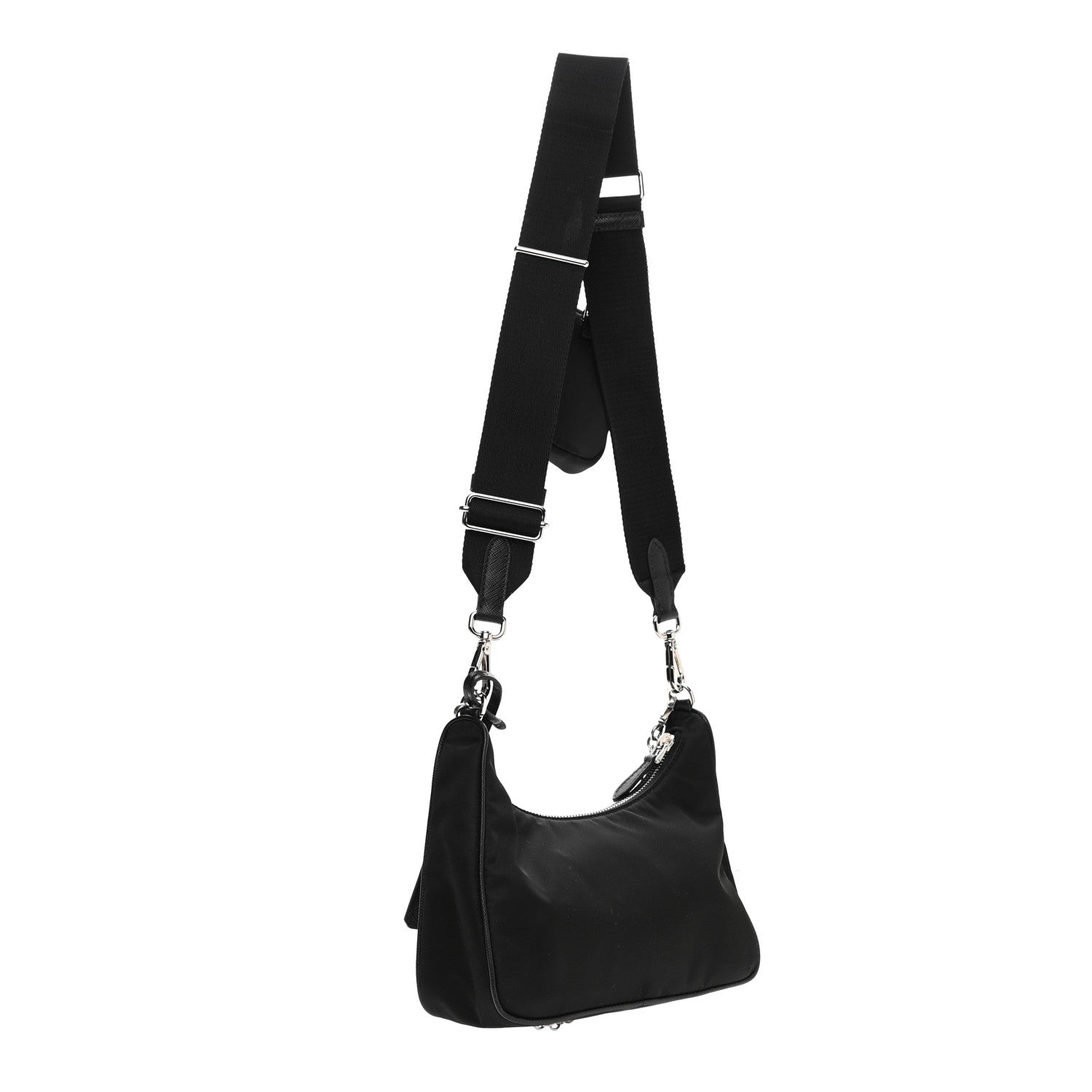 Prada Nylon Re-Edition 2005 Shoulder Bag Black 3 of 10
