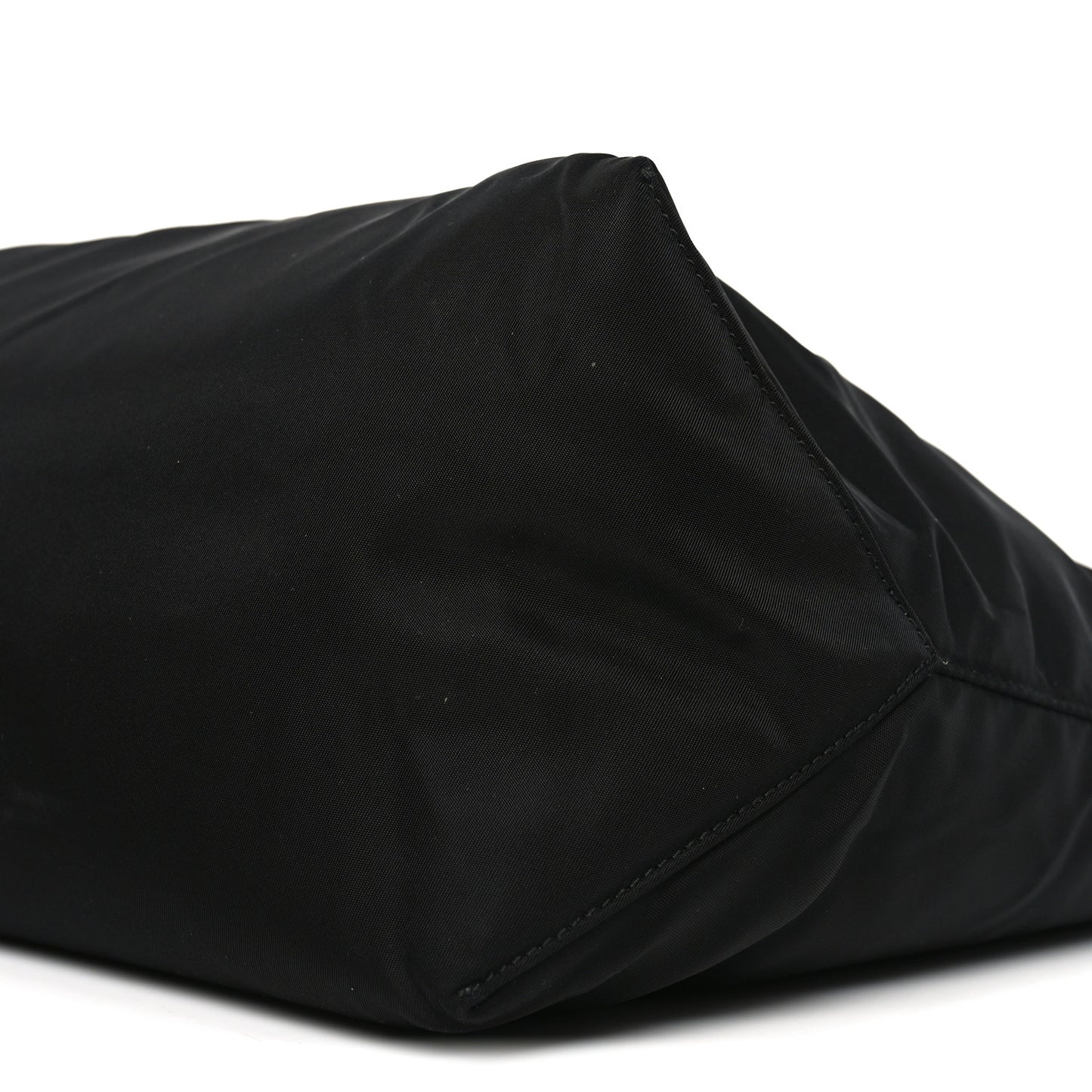 Re-Nylon Saffiano Triangle Re-Edition 1978 Medium Tote Black