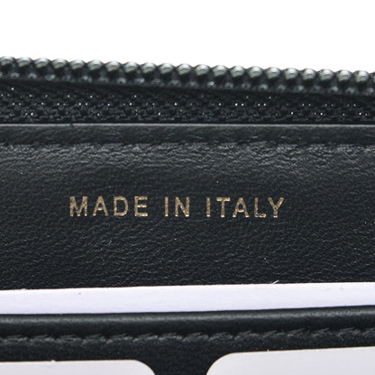 Chanel Lambskin Quilted Boy Zip Around Wallet Black 7 of 8