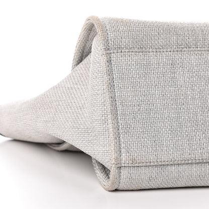 Chanel Canvas Deauville Large Tote Grey 9 of 10