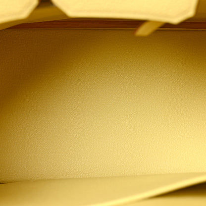 Hermes Togo Birkin 25 Jaune Poussin 5 of 11
