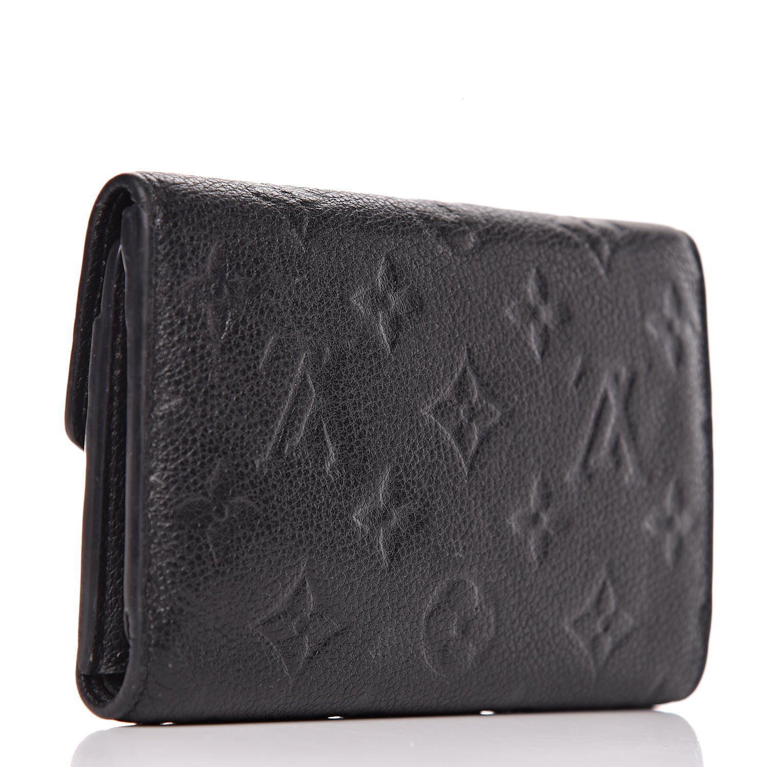Louis Vuitton Empreinte Compact Curieuse Wallet Black 3 of 7