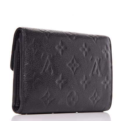 Louis Vuitton Empreinte Compact Curieuse Wallet Black 3 of 7