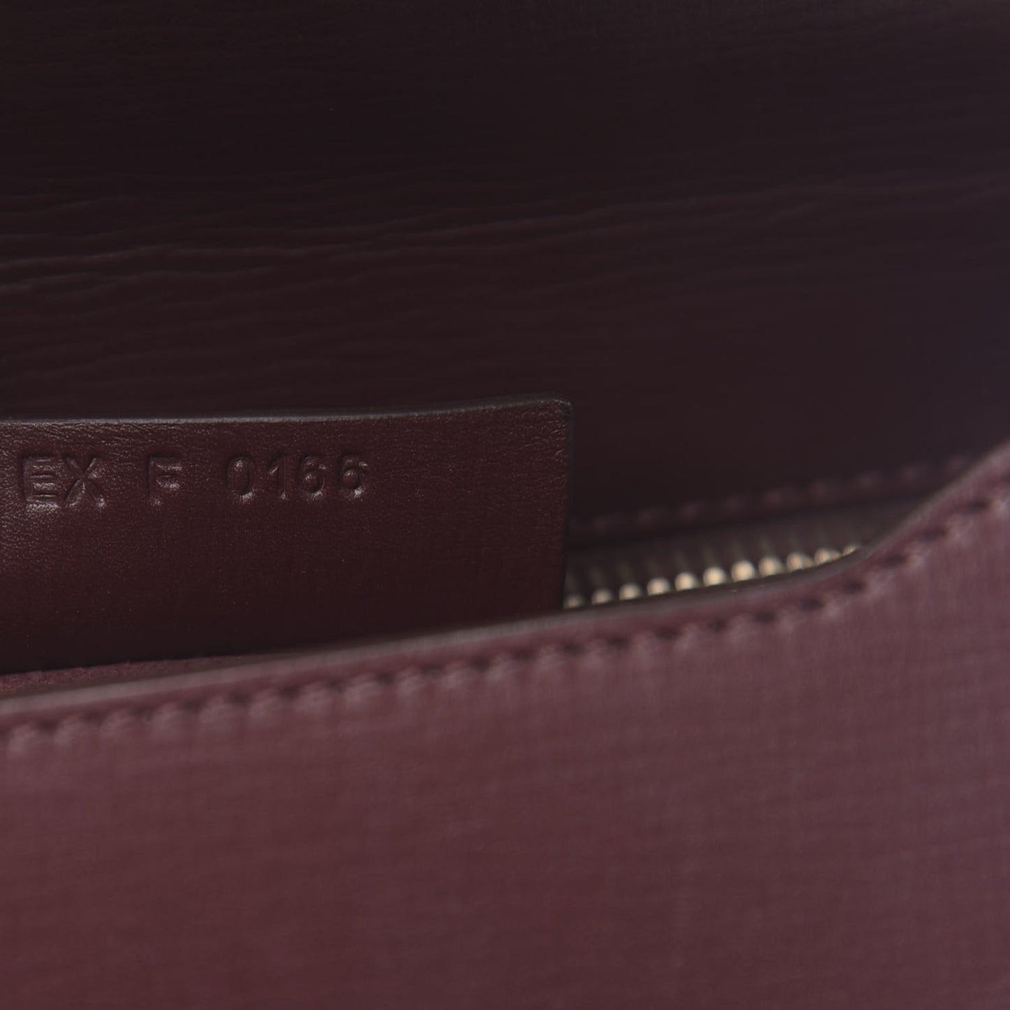 Textured Calfskin Mini Pandora Box Chain Crossbody Bag Oxblood