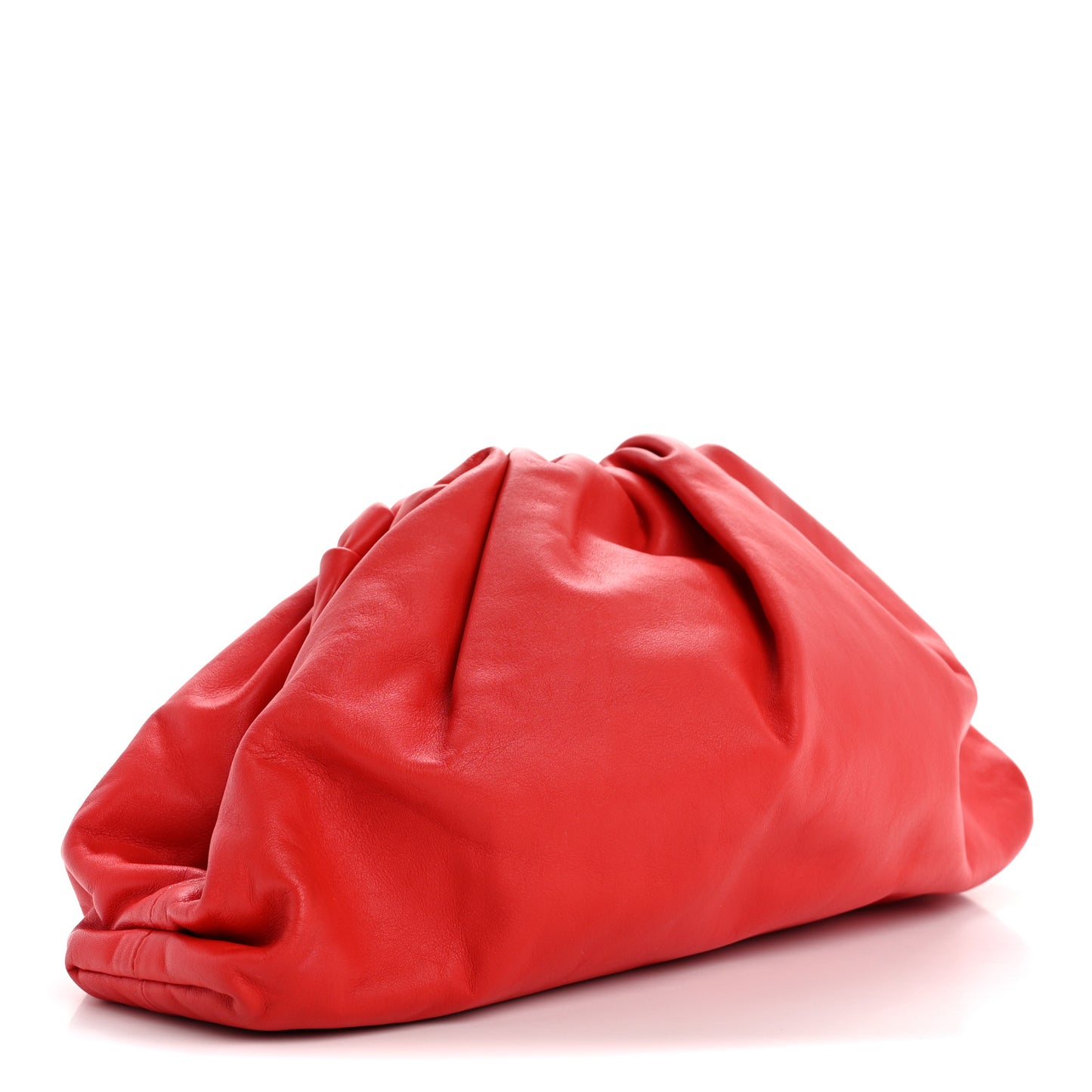 Smooth Butter Calf The Pouch Oversized Clutch Nail Polish