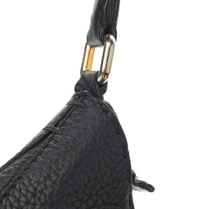 Fendi Calfskin Romano Selleria Hobo Black 13 of 15