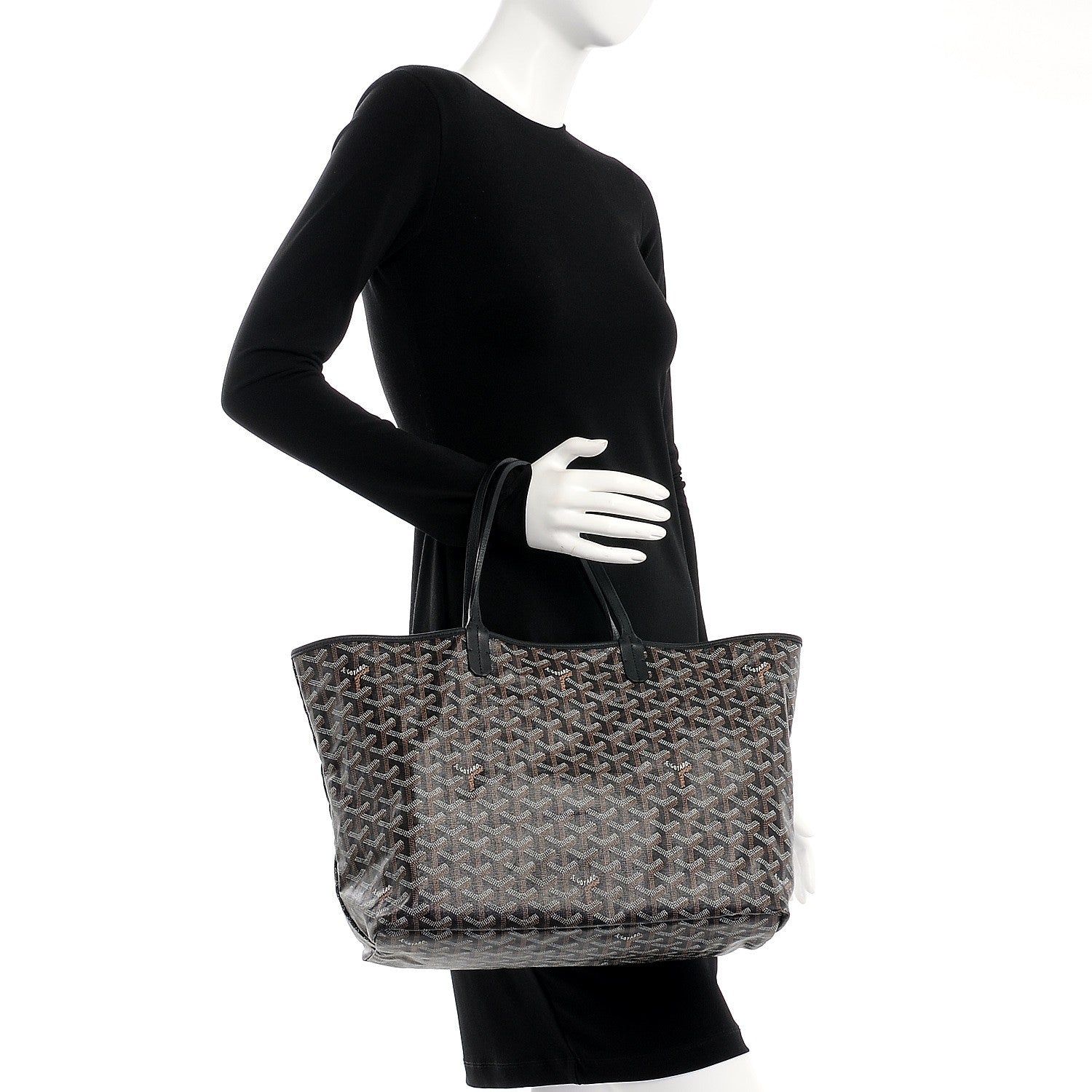 Goyard Goyardine Saint Louis PM Black 2 of 7