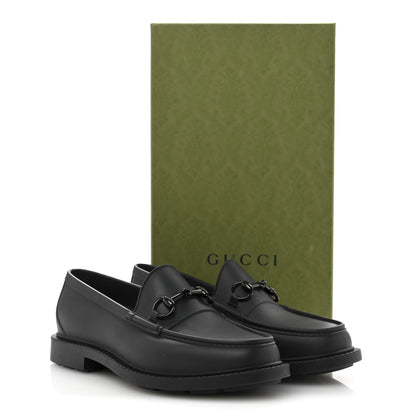 Gucci Rubber Enamel Horsebit Mens Loafers 9 Black 11 of 11