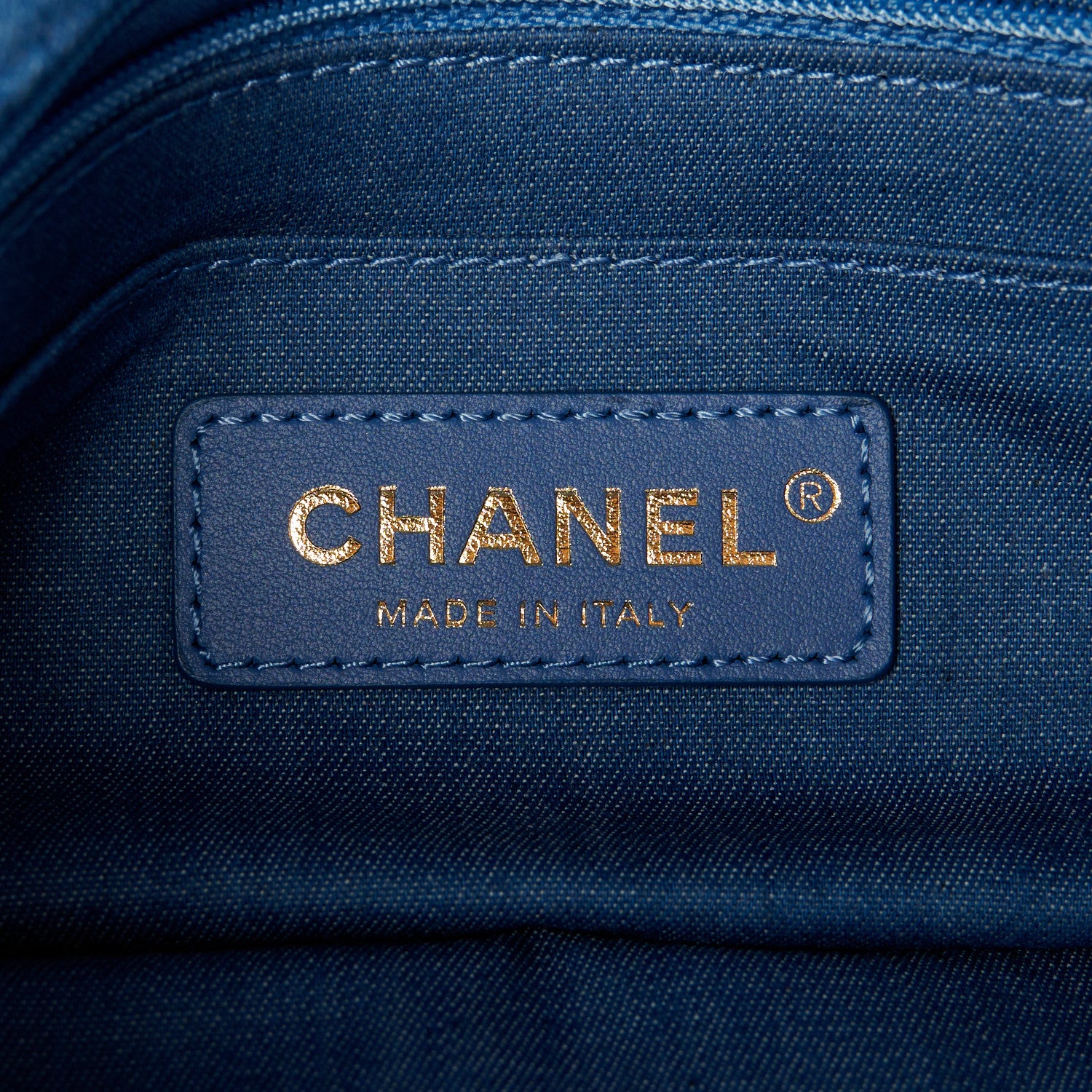 Chanel Denim Quilted Mini Pearl Crush Rectangular Flap Blue 6 of 11