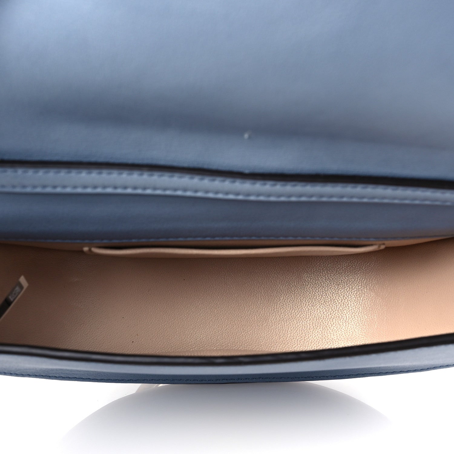 Chloe Calfskin Small Nile Bracelet Minaudiere Bag Washed Blue 5 of 8