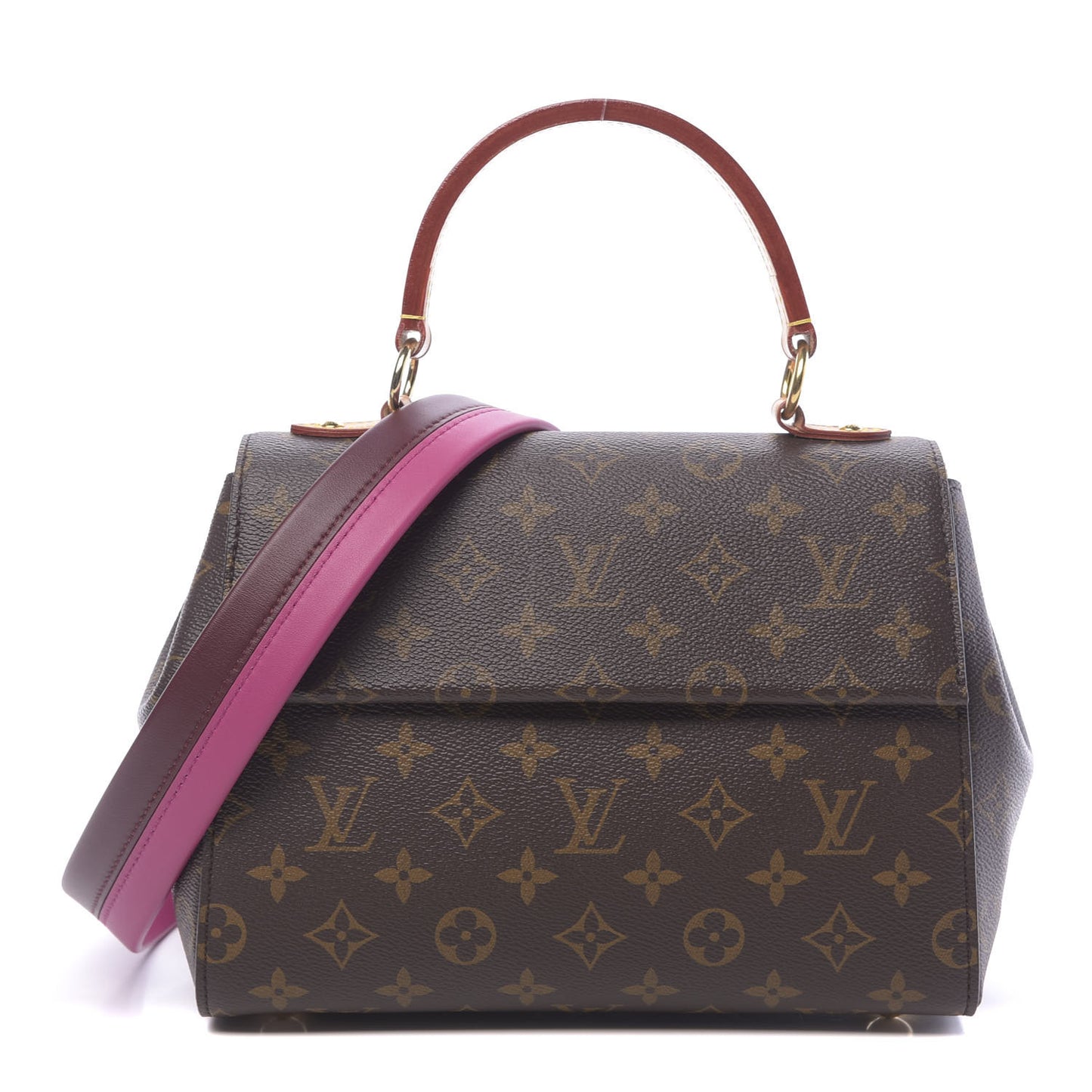 Monogram Cluny BB Bordeaux Fuchsia
