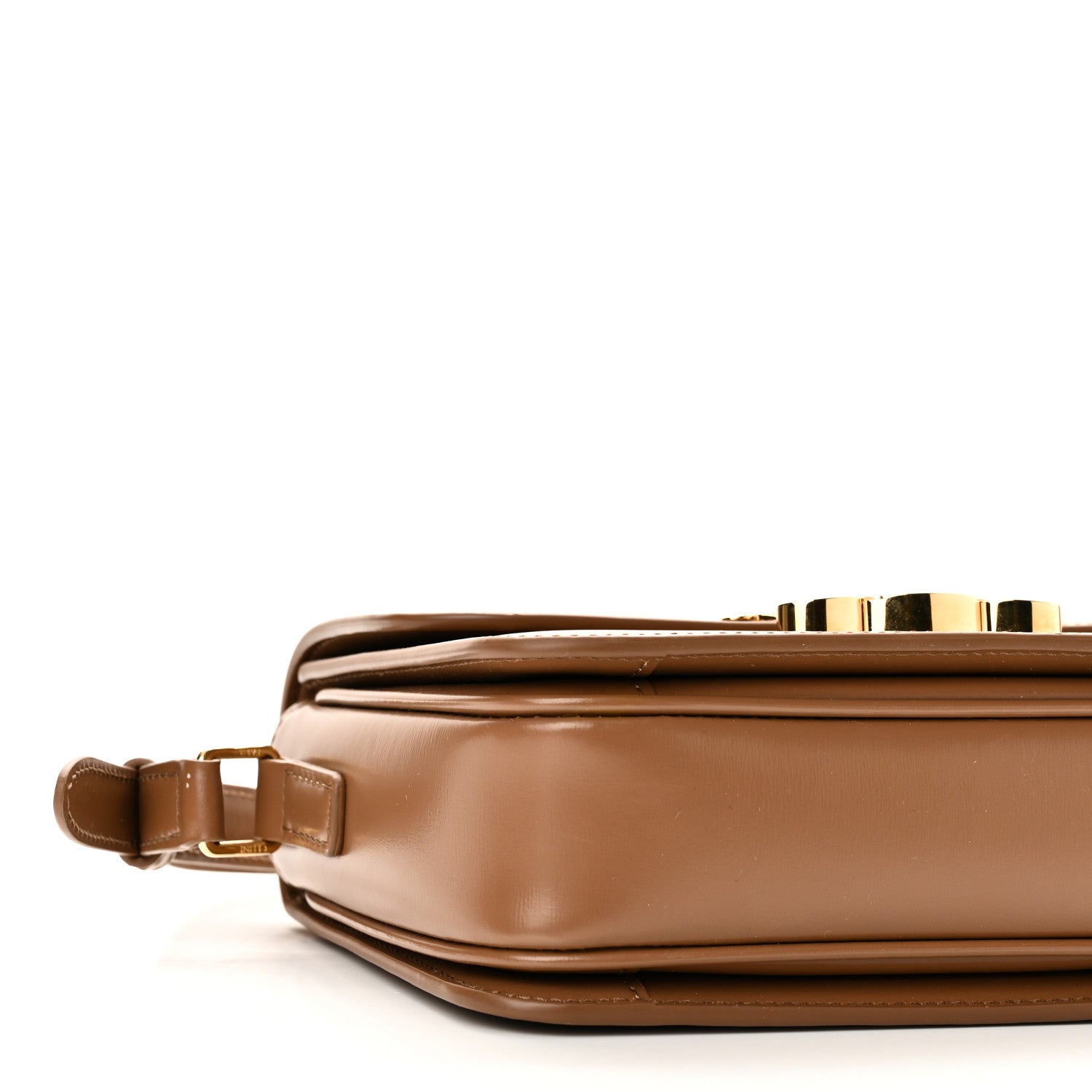 Celine Shiny Calfskin Teen Triomphe Bronze 9 of 11