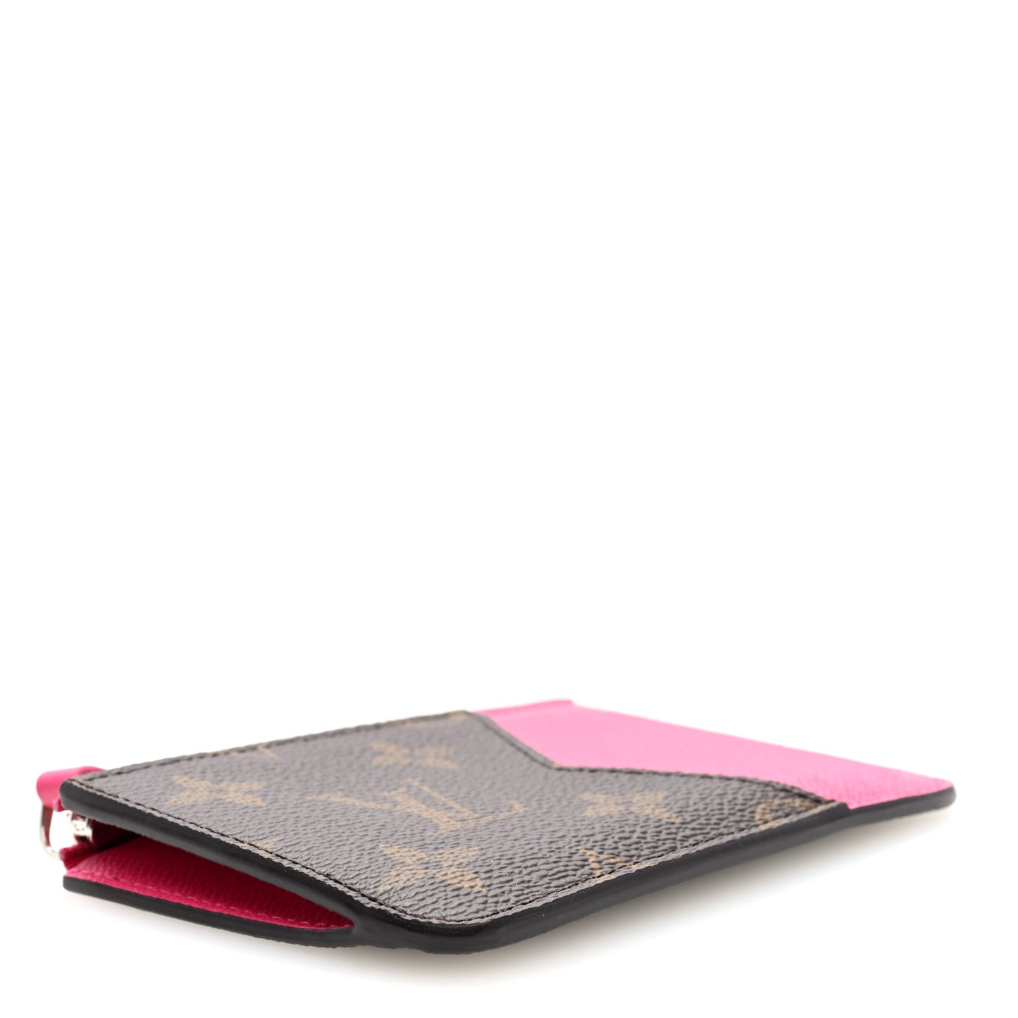 Monogram Zipped Romy Card Holder Pondichery Pink