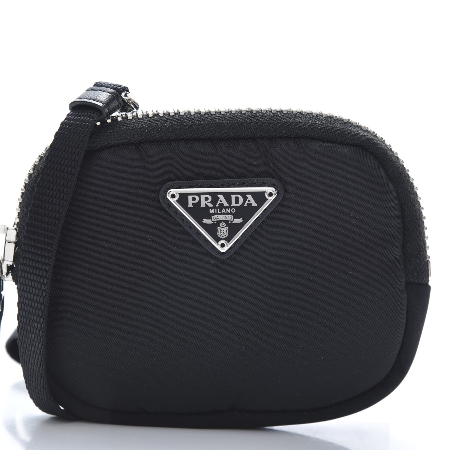 Prada Trick Tessuto Nylon Cargo Pouch Black 8 of 11
