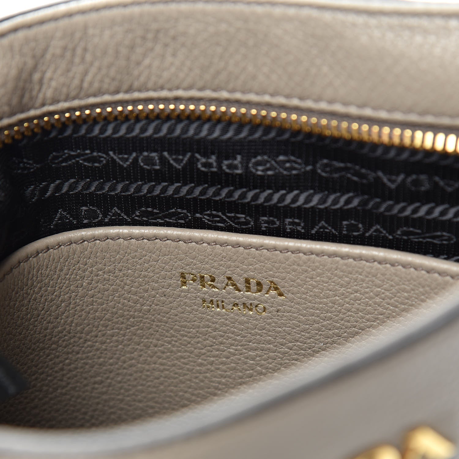 Prada Vitello Daino Crossbody Bag Argilla 6 of 8