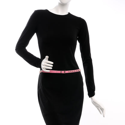 Valentino Garavani Calfskin Rockstud Belt 80 32 Pink 2 of 6